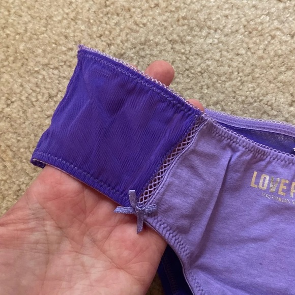 SOLD! NEW VS Pink Purple Mesh Hipster Medium - Picture 4 of 6